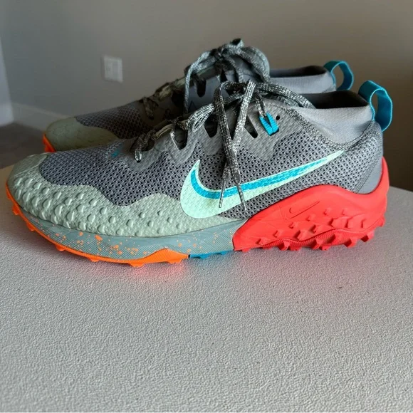 Men’s Nike Wildhorse 7 'Smoke Grey Laser Blue' sneakers - Picture 3 of 11